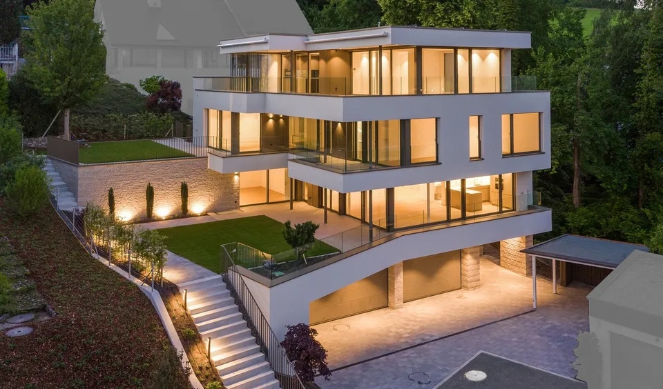 VILLA PANORAMA – Exklusive Neubau-Villa mit unverbaubarer See- und Bergsicht in Baar