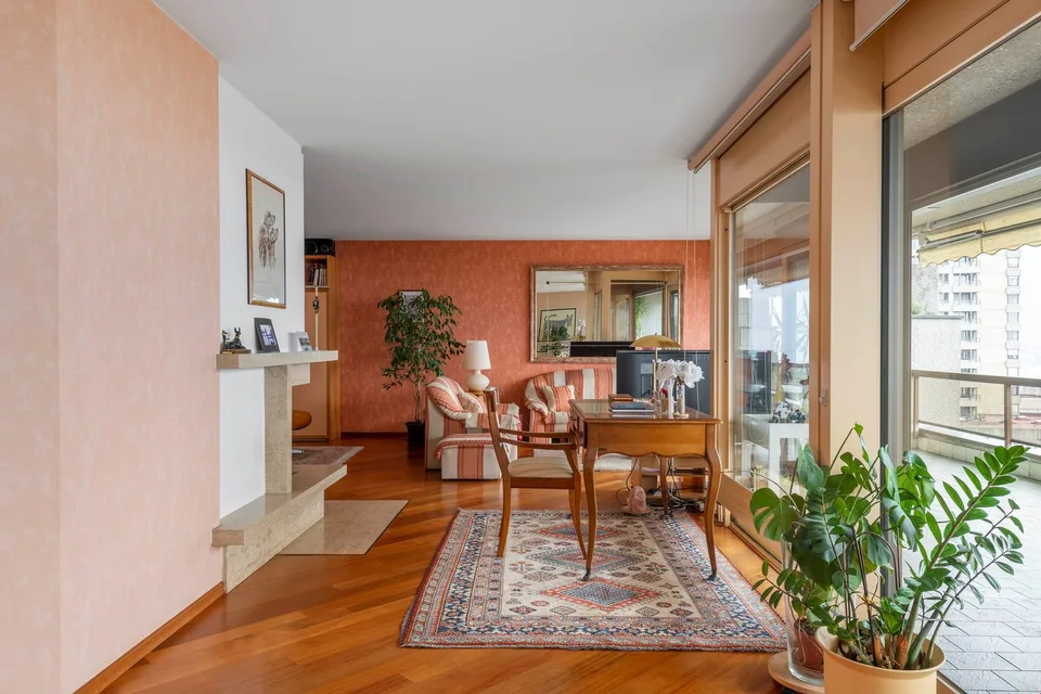 Vendesi attico con splendida vista lago