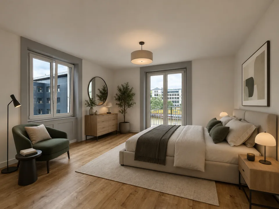 Delizioso appartamento di 3 locali al 1° piano con balcone
