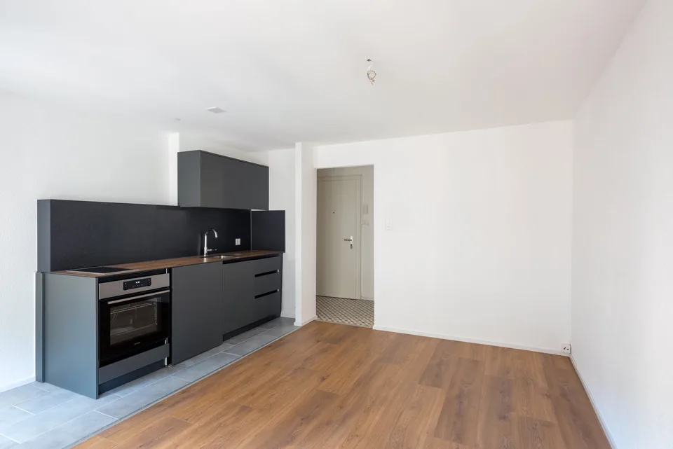 Einzelzimmerwohnung im Zentrum, 1,2 km von der Unine entfernt