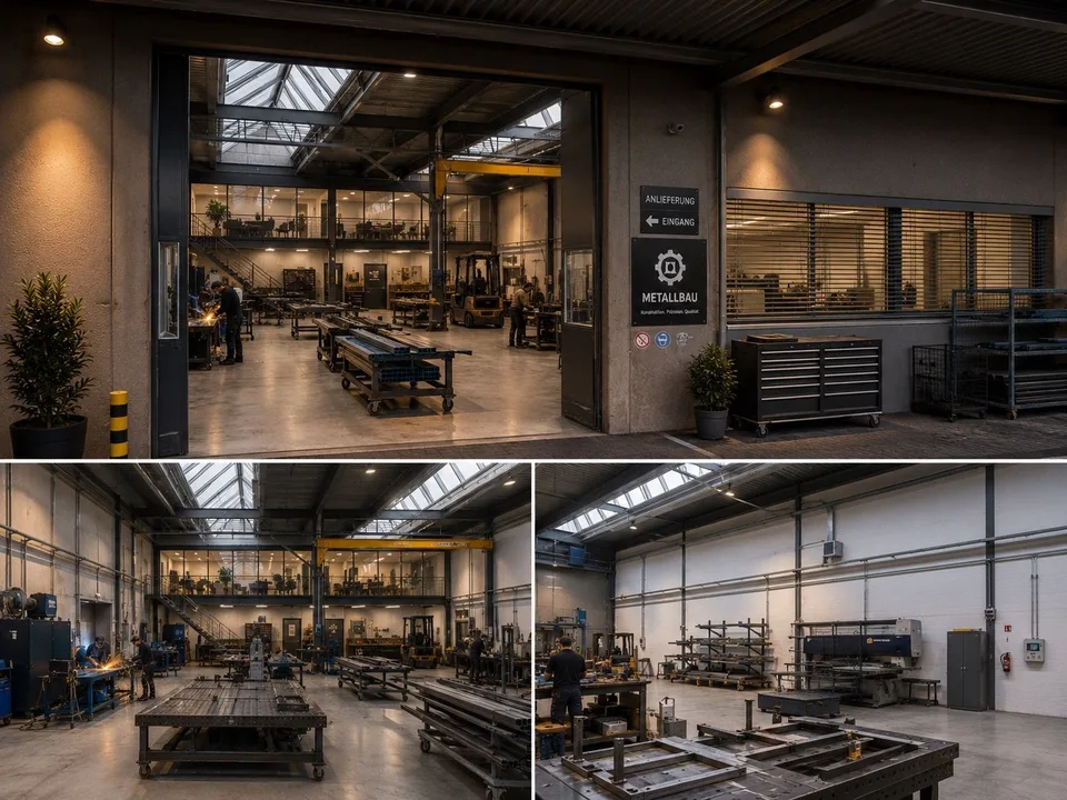Ampia hall industriale in affitto a Studen BE – 460 m² con possibilità di parcheggio