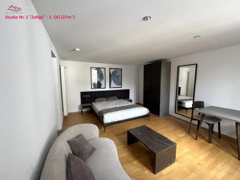 ab 1'215.00 CHF - Serviced, möblierte Apartments in Zofingen – Erstbezug per 01.10.2025