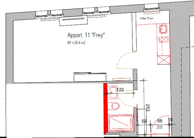 ab 1'215.00 CHF - Serviced, möblierte Apartments in Zofingen – Erstbezug per 01.10.2025 – Foto 23 von 25