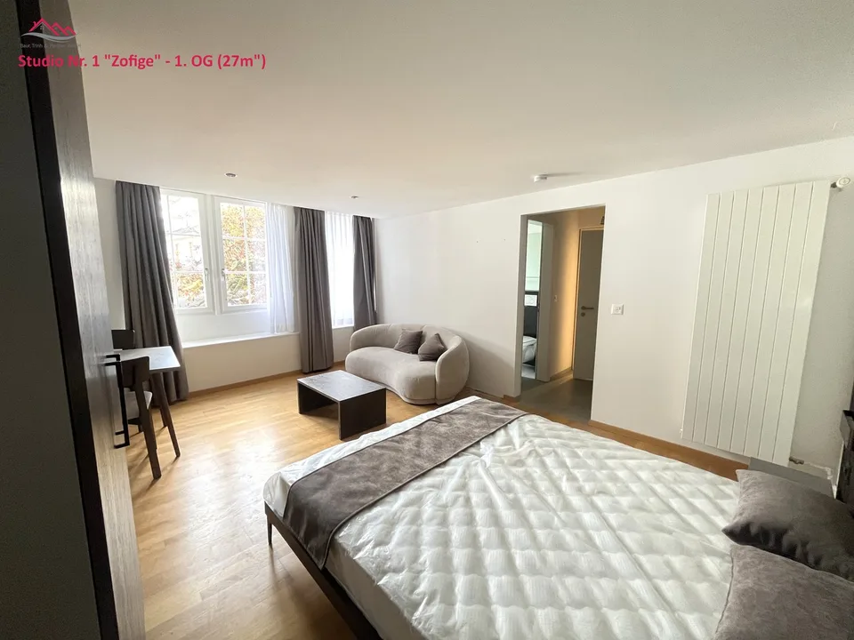 ab 1'215.00 CHF - Serviced, möblierte Apartments in Zofingen – Erstbezug per 01.10.2025