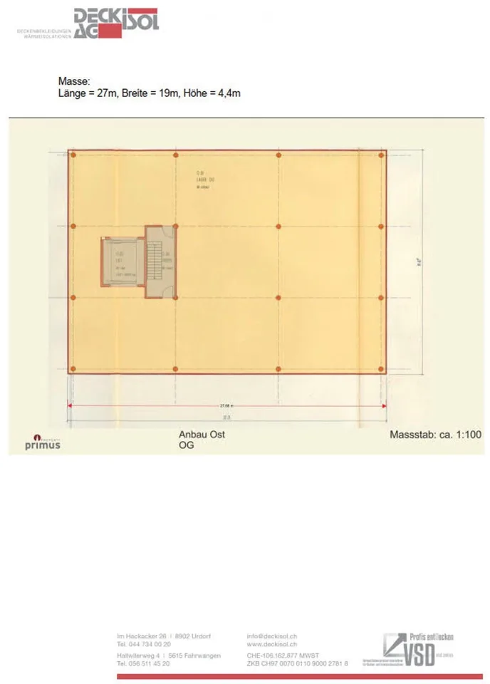 200m2 Lagerfläche mit Warenlift und Treppenhauszugang