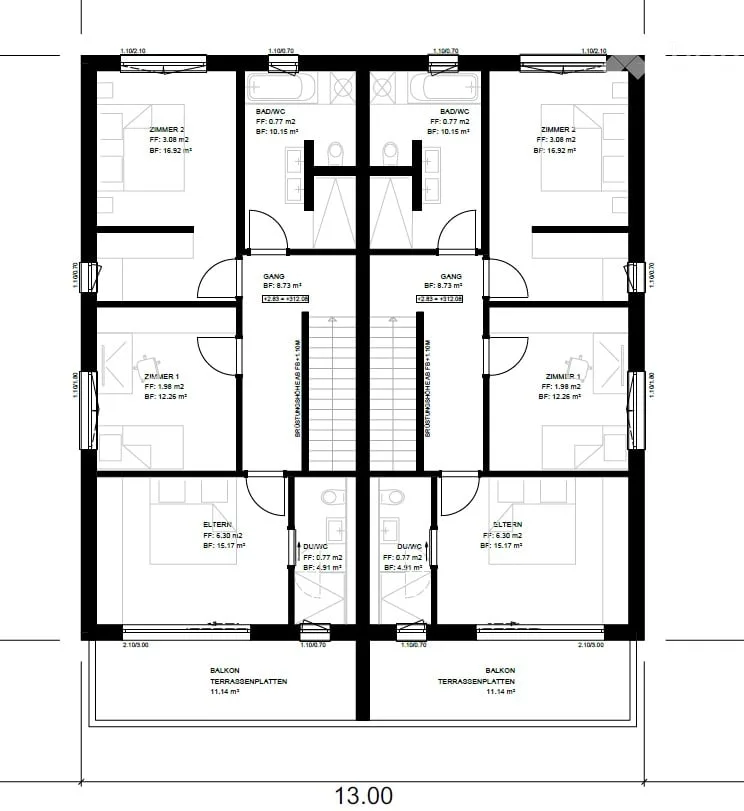 12x Moderne 5.5-Zimmer-Doppelhaushälfte in Schwaderloch - Neubau 2026