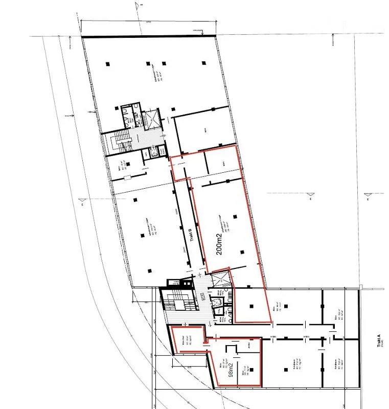 Espace commercial/bureaux d'environ 200 m2 au 2e étage, à louer à 8048 Zurich