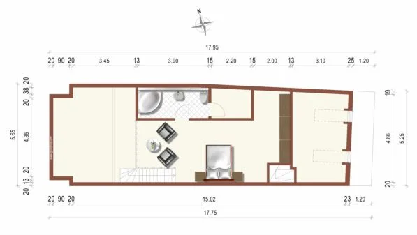 Dach-Maisonettewohnung – Foto 8 von 8