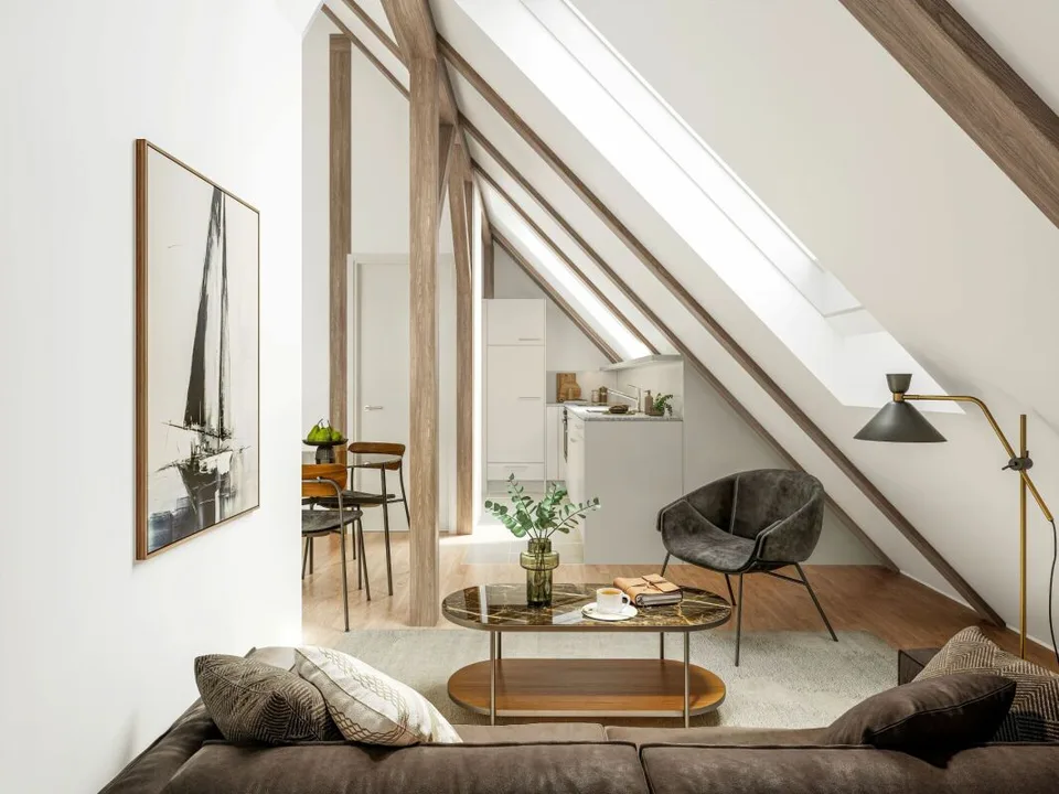 Erstbezug Dachwohnung in der Neustadt