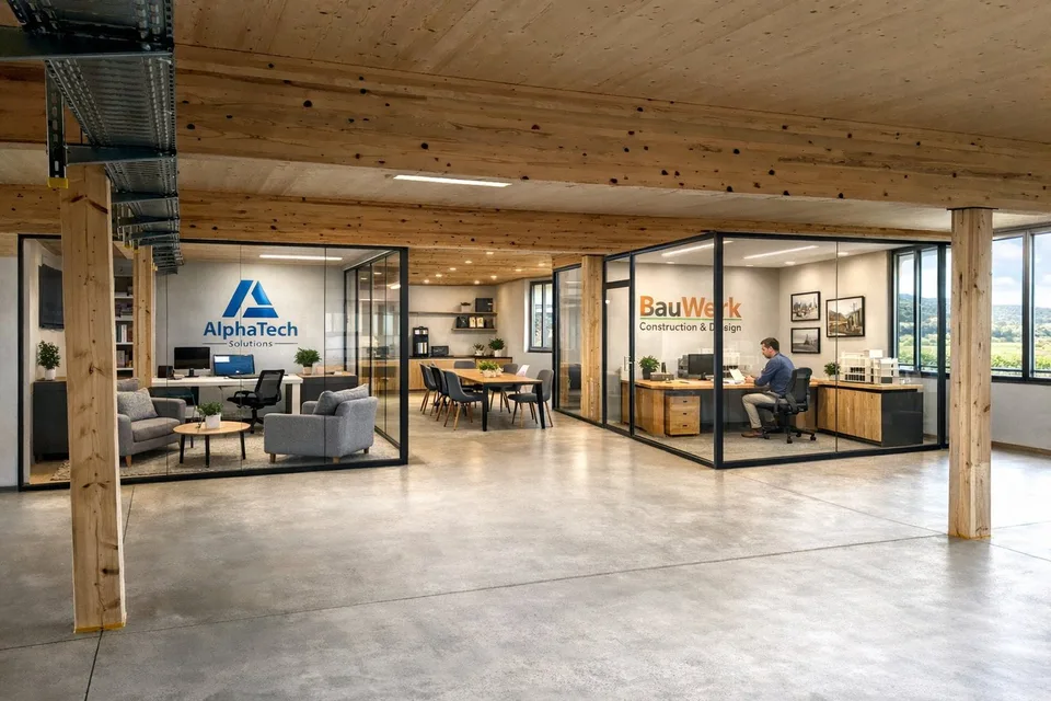Ihre Produktionsfläche im Erdgeschoss mit Büro im Neubau – Foto 8 von 11