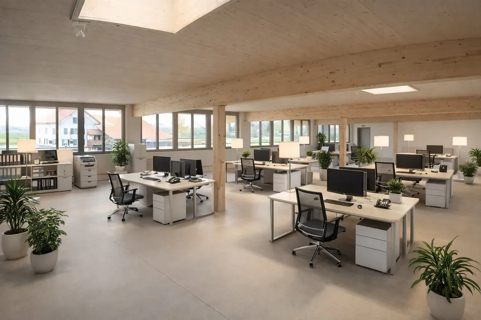 Ihre Produktionsfläche im Erdgeschoss mit Büro im Neubau – Foto 7 von 11
