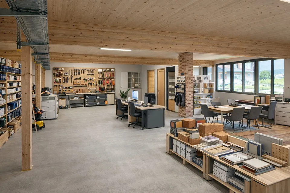 Ihre Produktionsfläche im Erdgeschoss mit Büro im Neubau – Foto 10 von 11