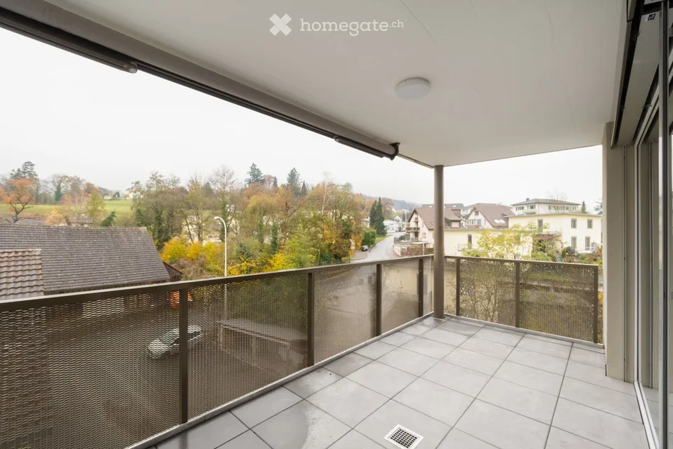 Moderne 3.5-Zimmer-Neubau-Wohnung mit Balkon und Aussicht in Menziken