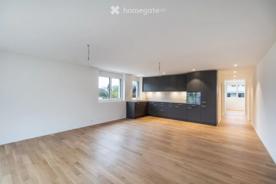 Moderne 3.5-Zimmer-Neubau-Wohnung mit Balkon und Aussicht in Menziken