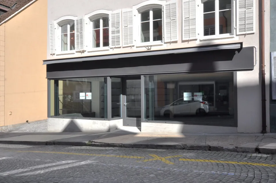 Très beau local commercial neuf de 63 m2 à Porrentruy