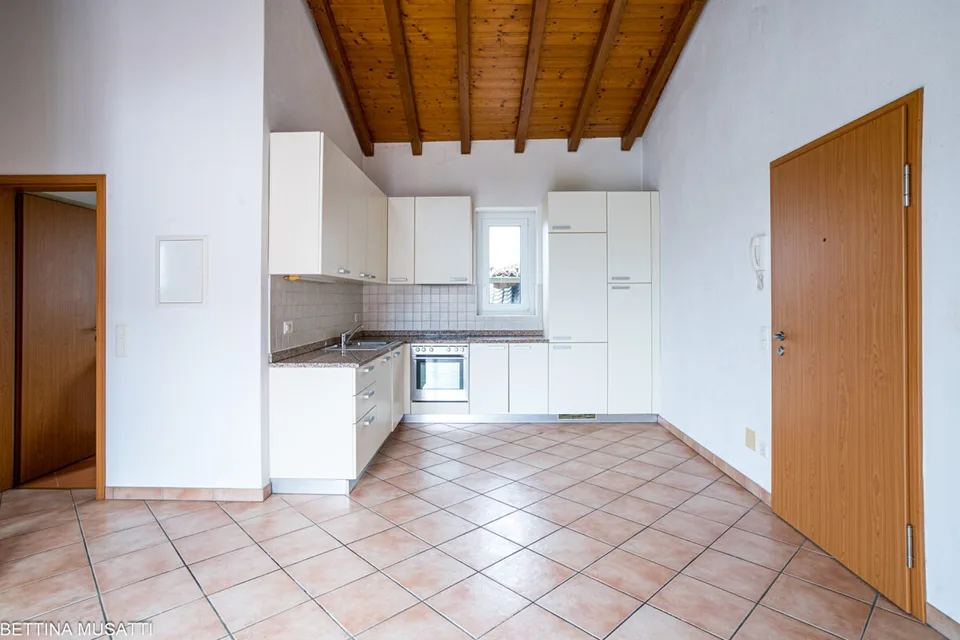 MENDRISIO  3.5 LOCALI TRAVI A VISTA
