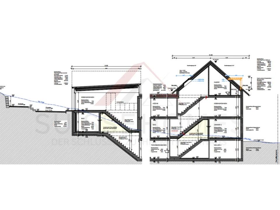 Realisierungsbereites Zweifamilienhaus-Projekt mit Baubewilligung auf 350 m² Grundstück in Duggingen