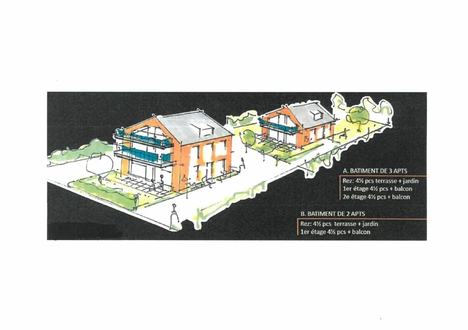 Lot 2 - Promotion Gamma - Dernier Logement de 4.5 pces.
