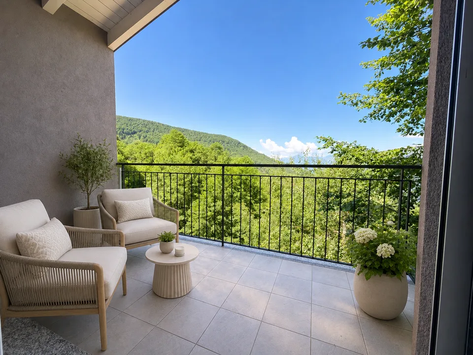 CASA UNIFAMILIARE, SPAZIOSA,  CON VISTA APERTA NEL CUORE DELLA NATURA
