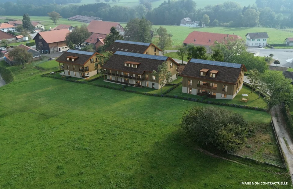 Orienté plein Ouest 4,5 pces exceptionnel à  5 km de Romont !