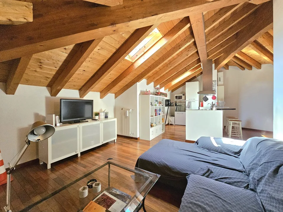Mendrisio Zentrum: geräumige und faszinierende 4,5-Zimmer-Mansarde in einem historischen Gebäude