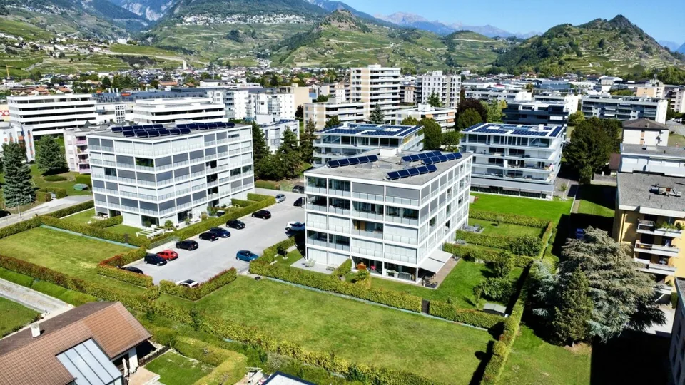 Appartement im Erdgeschoss im Zentrum von Conthey