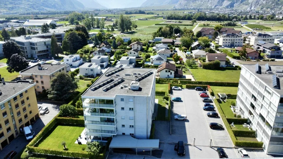 Appartement im Erdgeschoss im Zentrum von Conthey