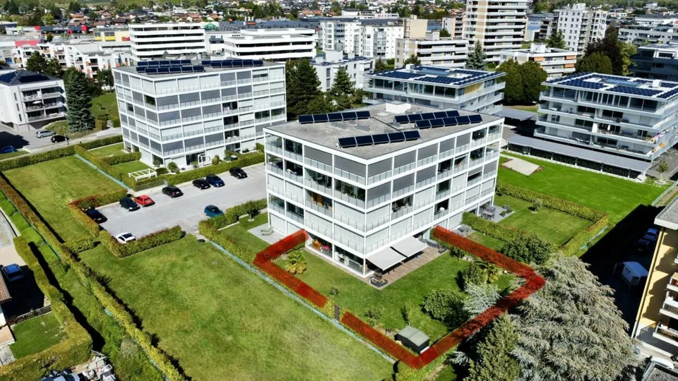 Appartement en plain-pied au centre de Conthey