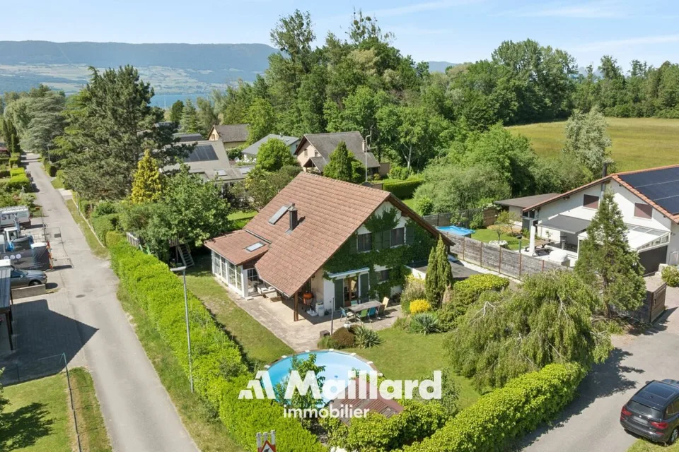 Cheyres - Charmante villa individuelle à 300 m du lac