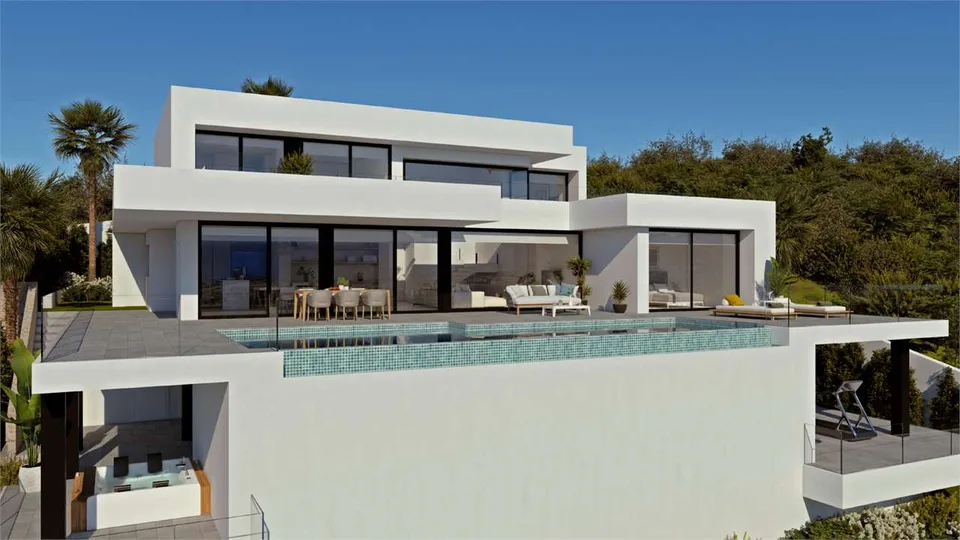 Magnifica villa moderna affacciata sul mare