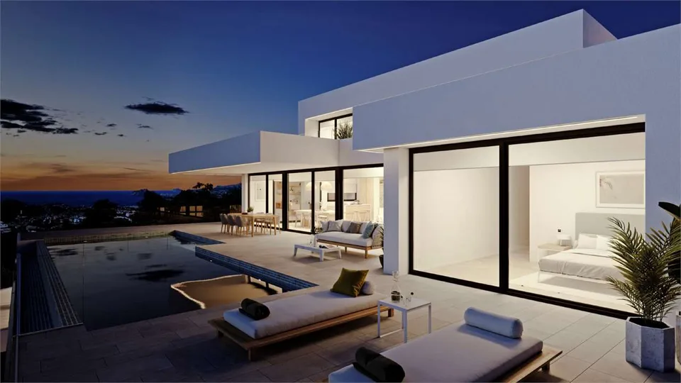 Magnifica villa moderna affacciata sul mare