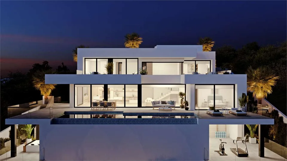 Magnifica villa moderna affacciata sul mare