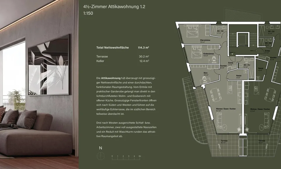 Müliacker – Attikawohnung 1.2