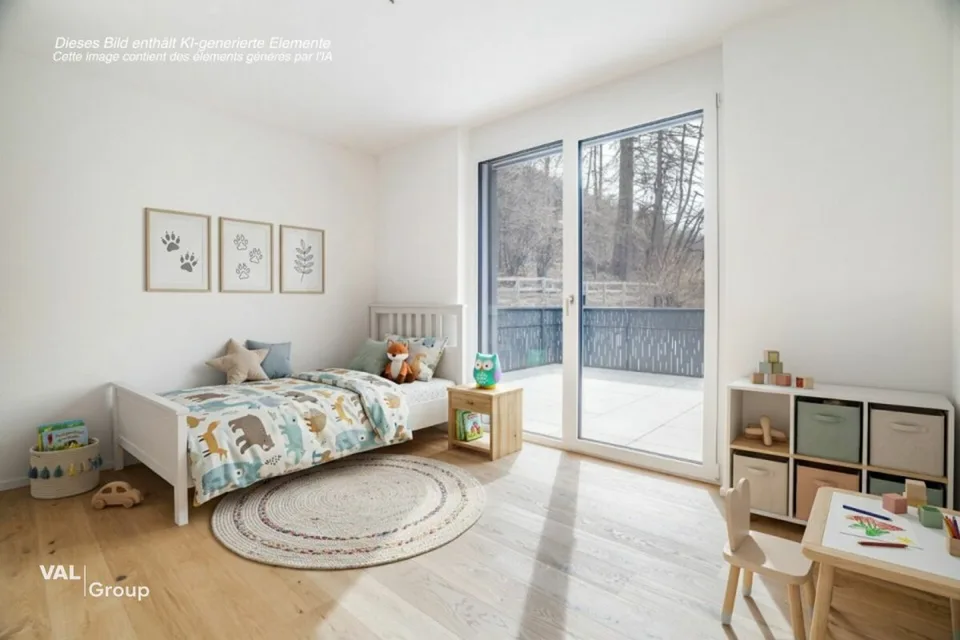 Appartamento unico di 4,5 locali in Visp - vita moderna con la miglior vista