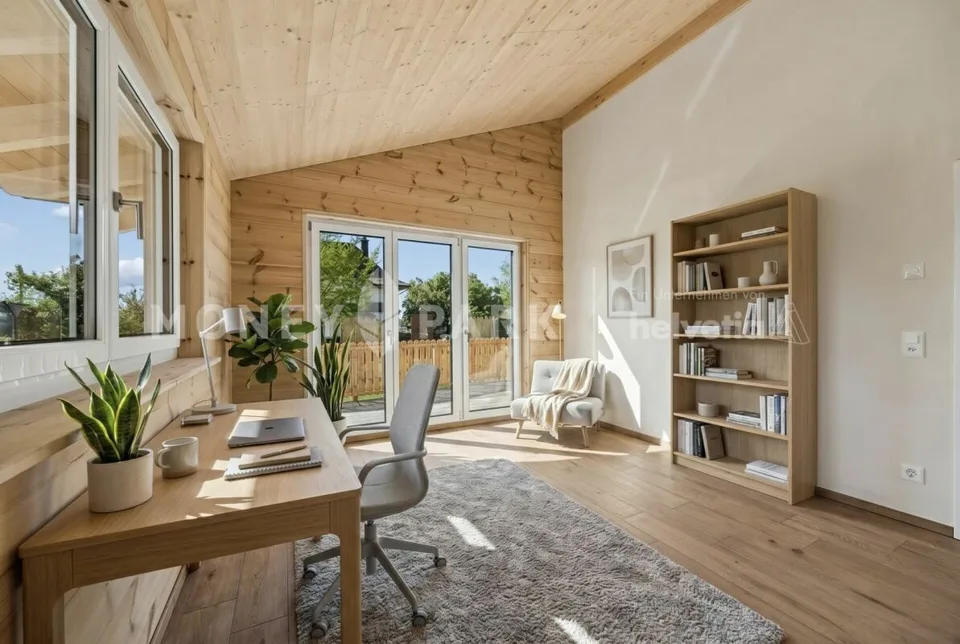 Haven de 4,5 pièces : Maison en bois de haute qualité avec caractère