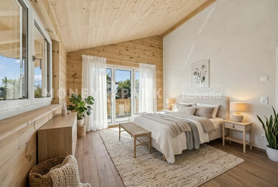 Haven de 4,5 pièces : Maison en bois de haute qualité avec caractère
