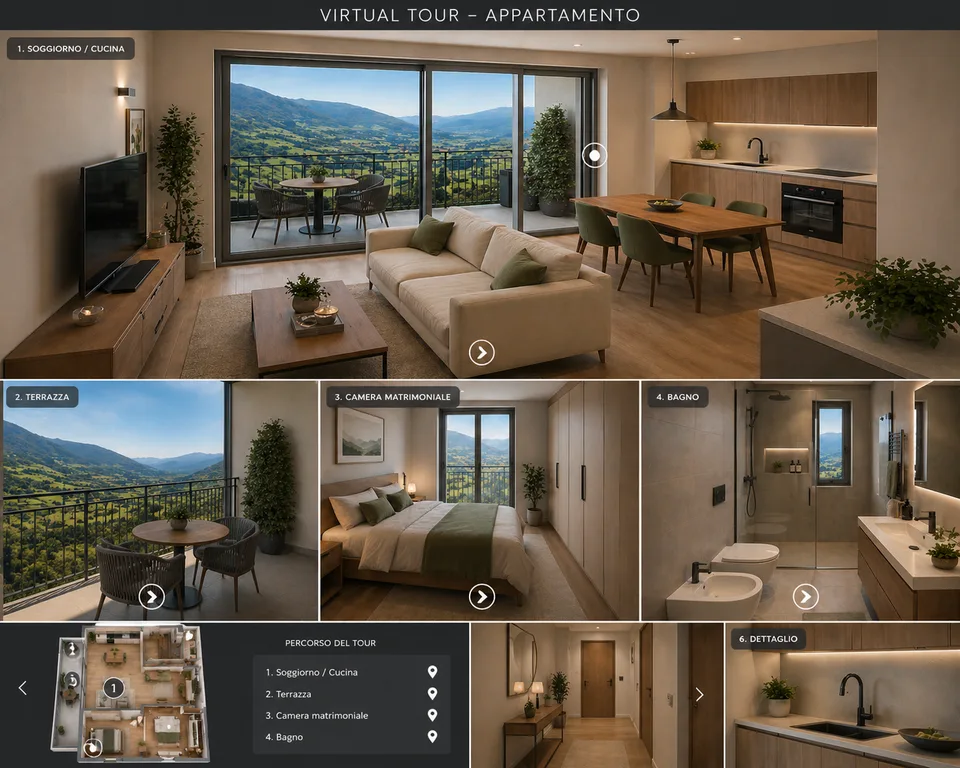 Nuovo - in costruzione appartamento di 2.5 locali con vista panoramica a Onsernone