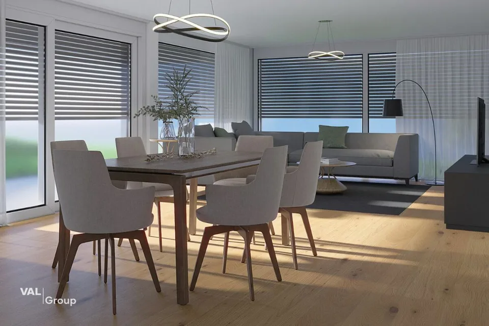 Moderno appartamento di 4,5 stanze al piano terra - Vivere comodamente in una posizione tranquilla