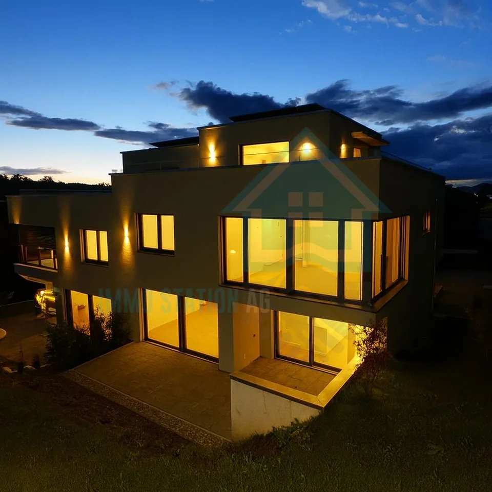 Maison mitoyenne neuve de 6,5 pièces avec vue panoramique