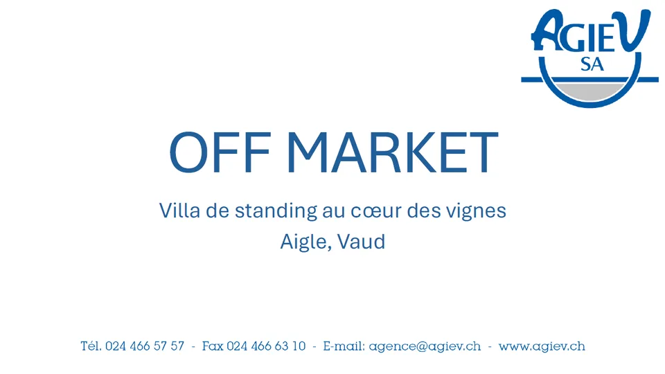 Villa de standing au cœur des vignes