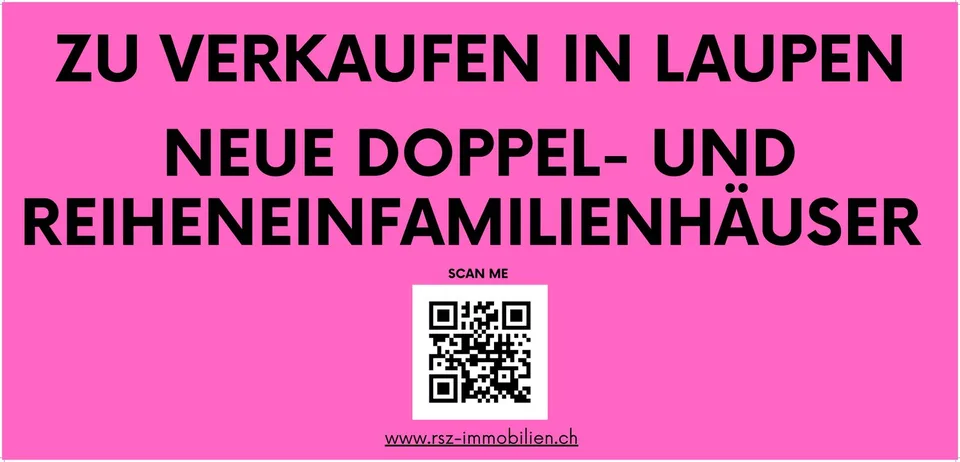 Neubau Reiheneinfamilienhaus an bester Lage in Laupen BE – nachhaltig & familienfreundlich