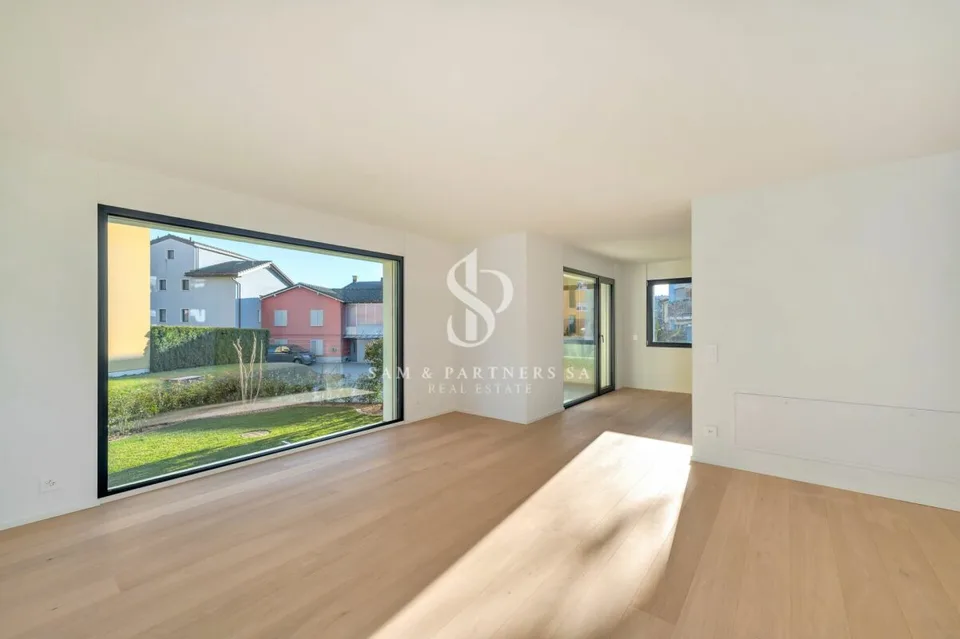Neue Wohnung mit Garten