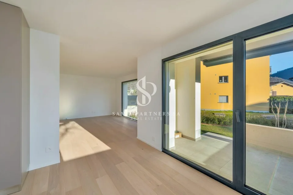 Neue Wohnung mit Garten