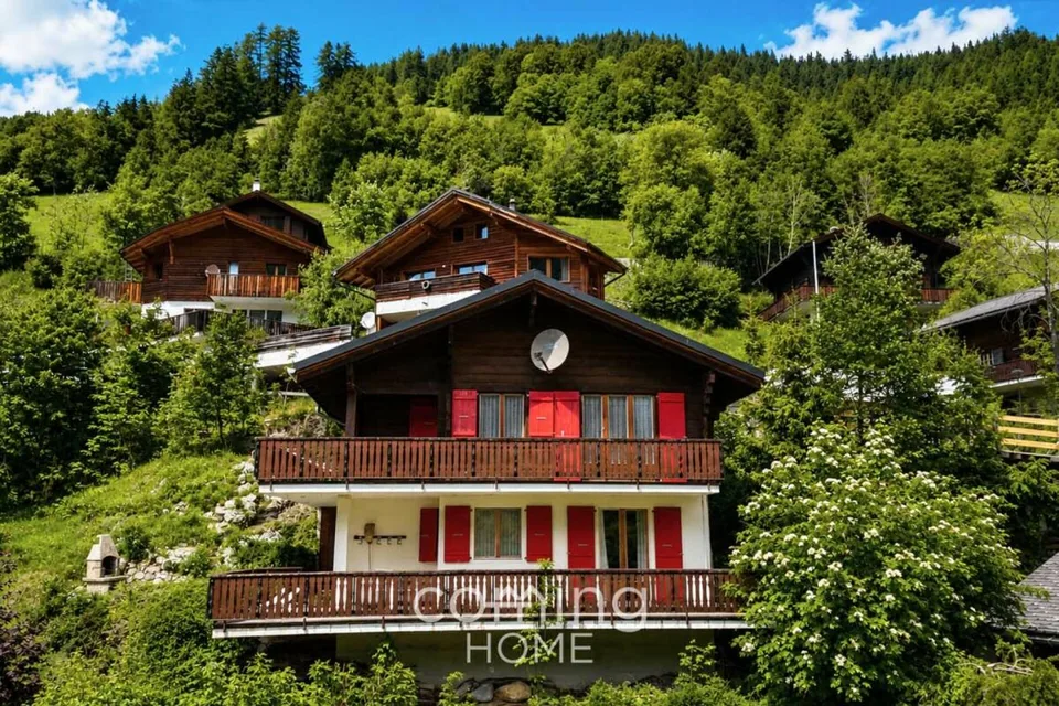 Deux appartements, un chalet - Vue panoramique sur la montagne et résidence secondaire à Kippel – Foto 29 von 30