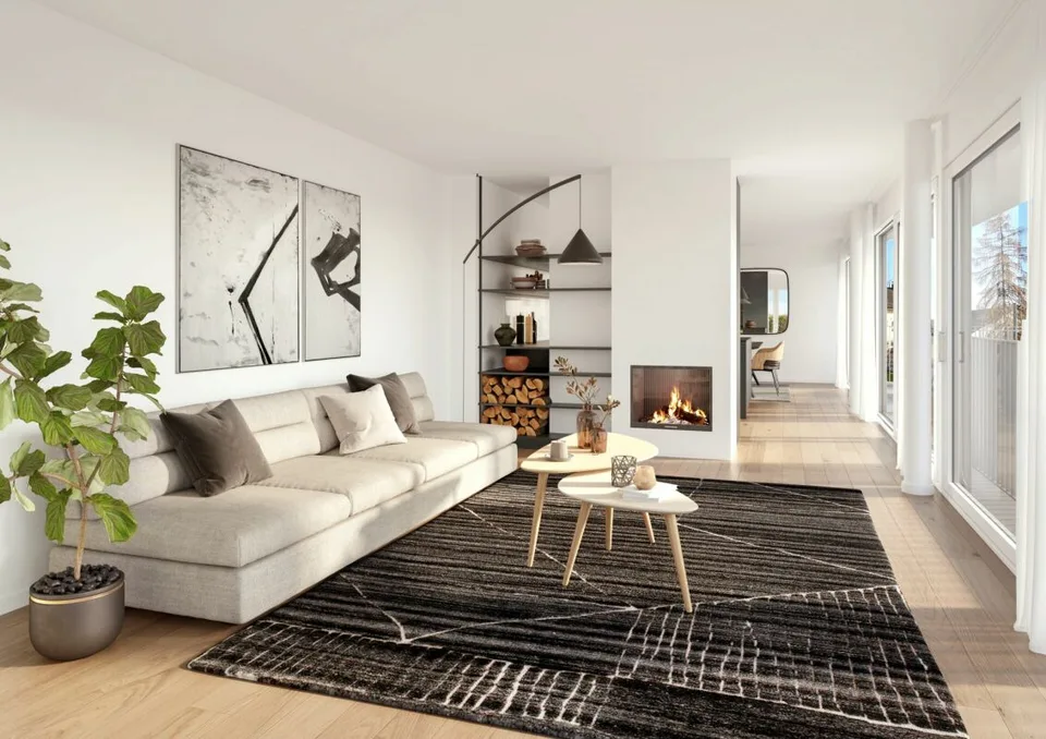 Exklusive 4.5 Zimmer Gartenwohnung mit Seesicht an bester Lage in Stäfa