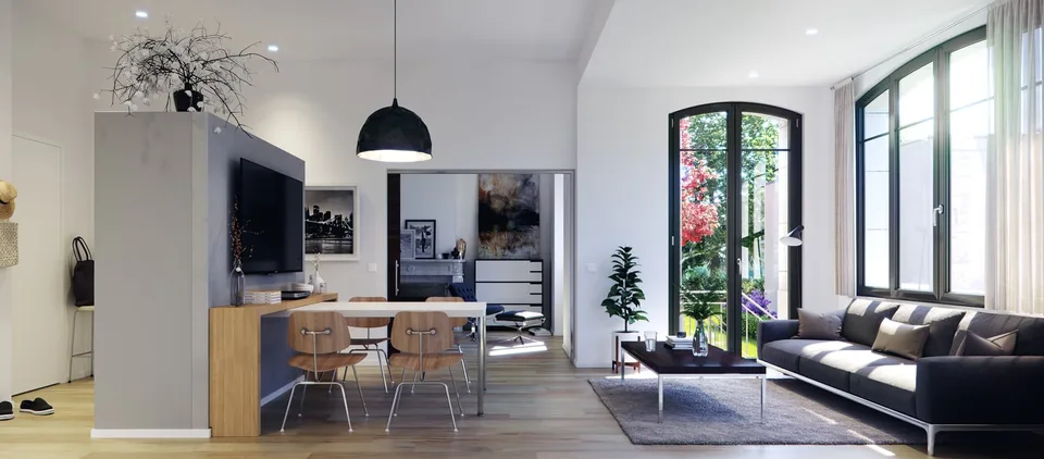 Appartement d'exception en duplex dans vaste parc arborisé