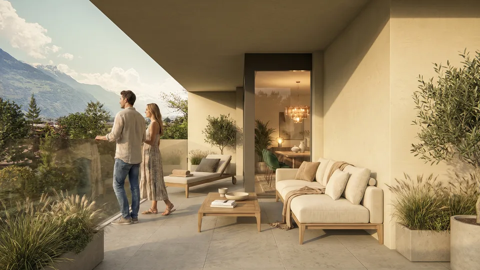 Lot D2 - Attique von 4,5 Zimmern neu – Foto 9 von 10