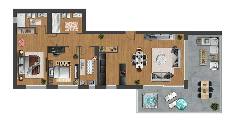 Nuova Residenza TORRETTA - stabile A - Bellinzona / ULTIMO APPARTAMENTO !