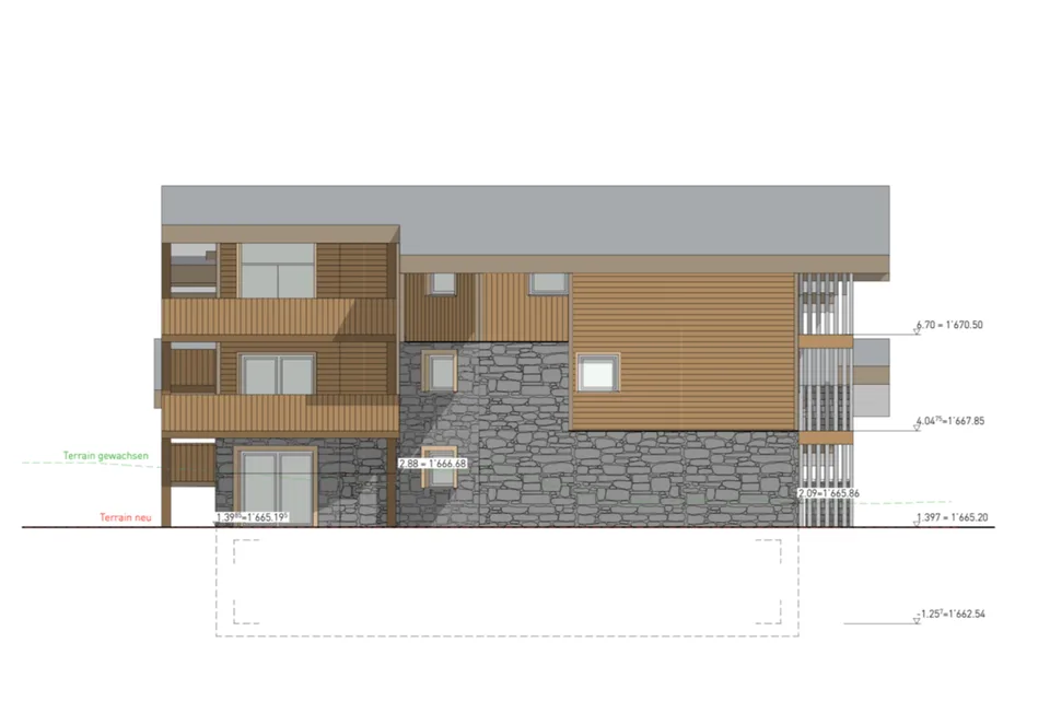 Moderne 3.5-Zimmer-Wohnung mit Terrasse in Zermatt (Erstwohnung) – photo 8 sur 9