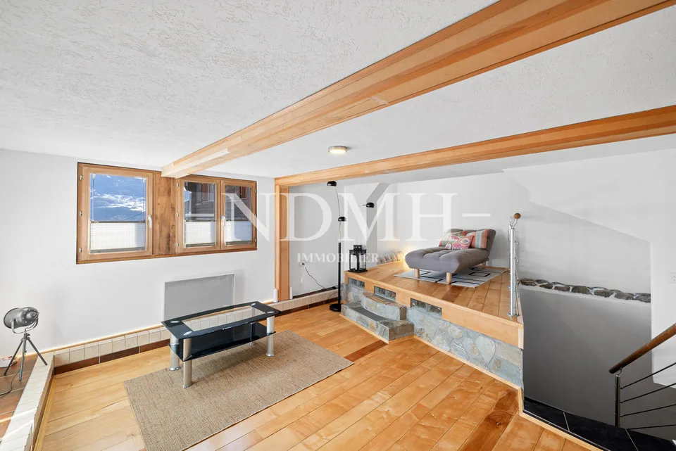 Appartement de 3 pièces au charme atypique